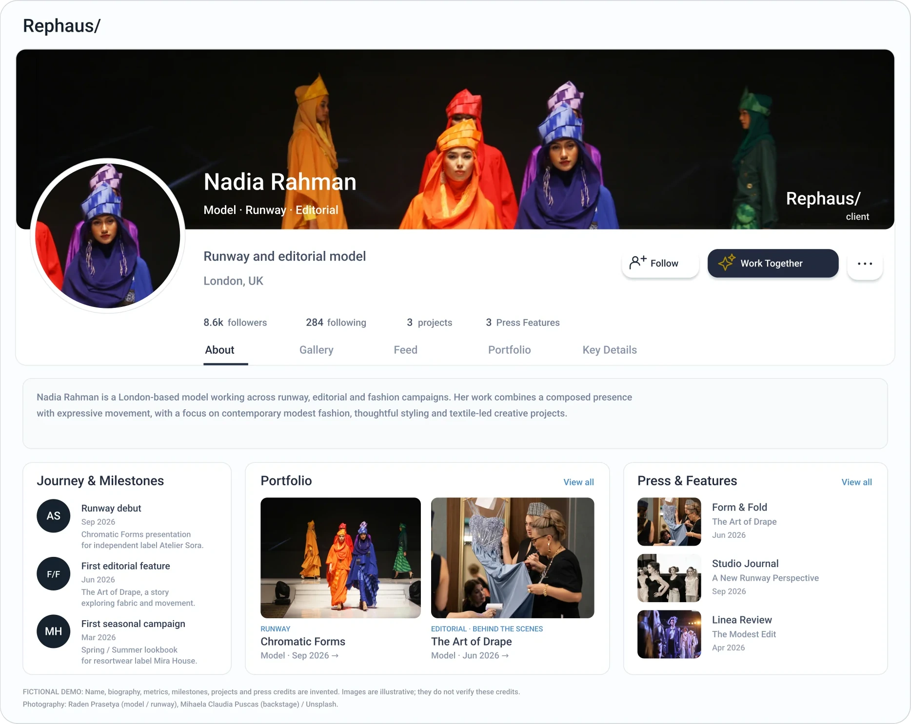 Nadia Rahman Calling Card