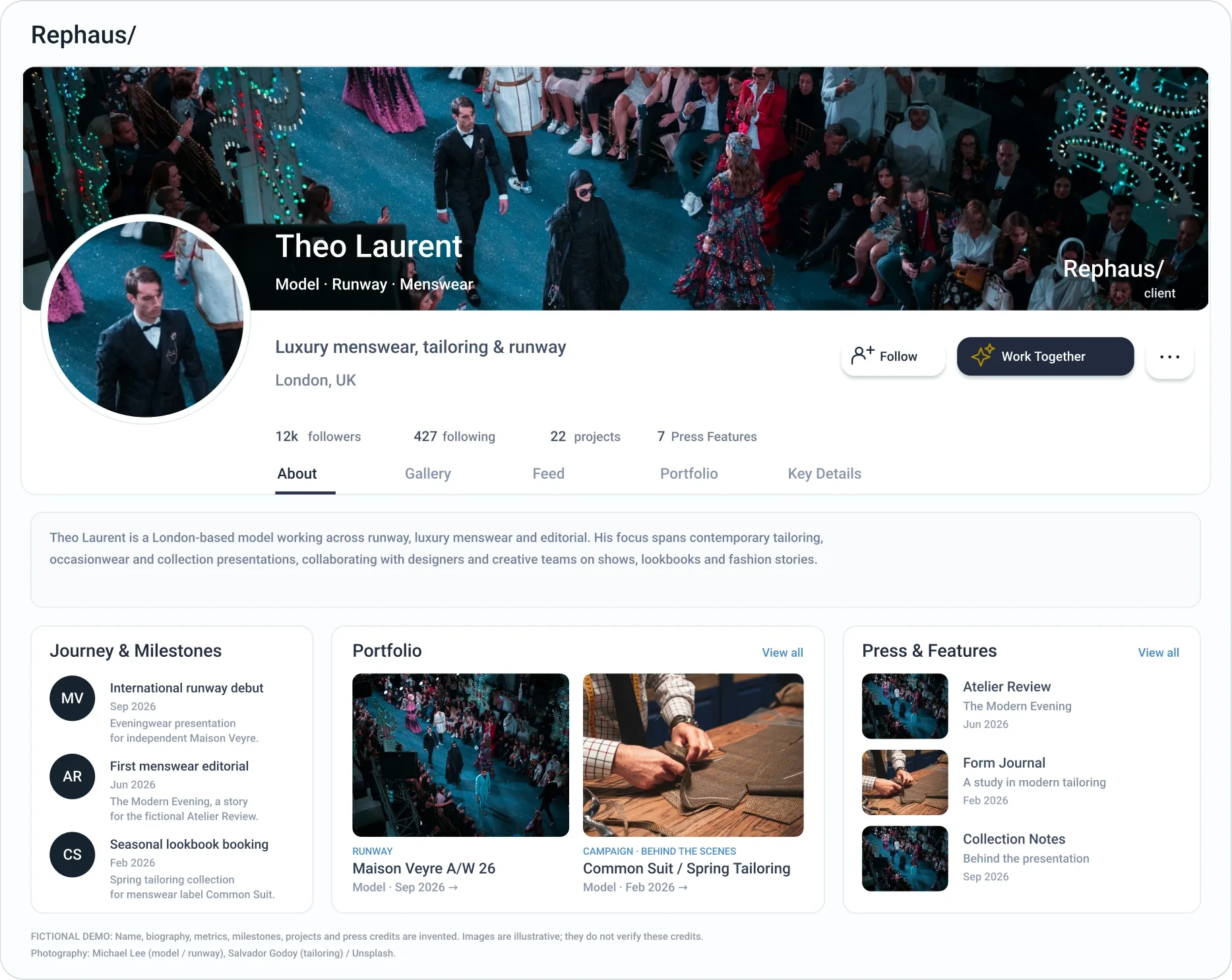 Theo Laurent Calling Card